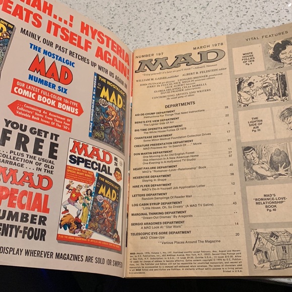 Original Mad Magazine issue #197 March 1978 - Picture 3 of 3